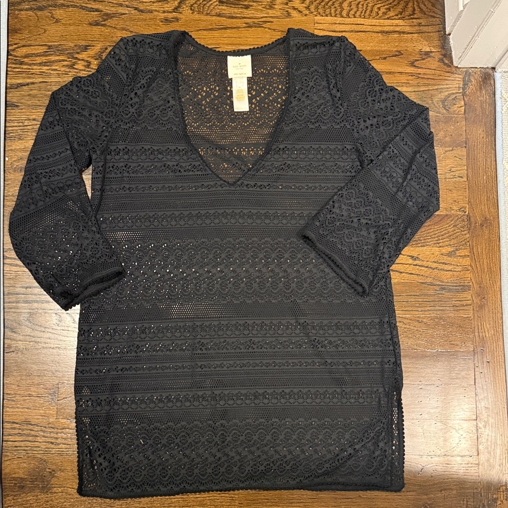 Kate Spade Black Lace Top